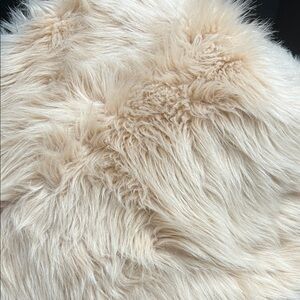 Restoration Hardware Teen Blush Faux Fur Throw